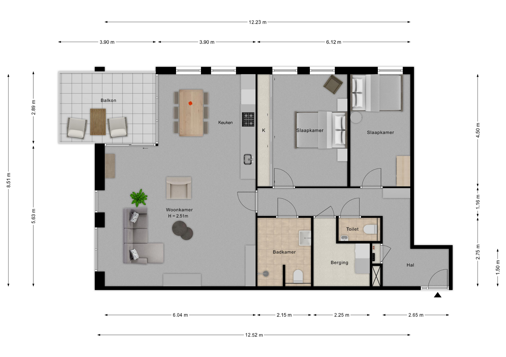 Aardbeivlinder , 4007 HB Tiel - Map 1