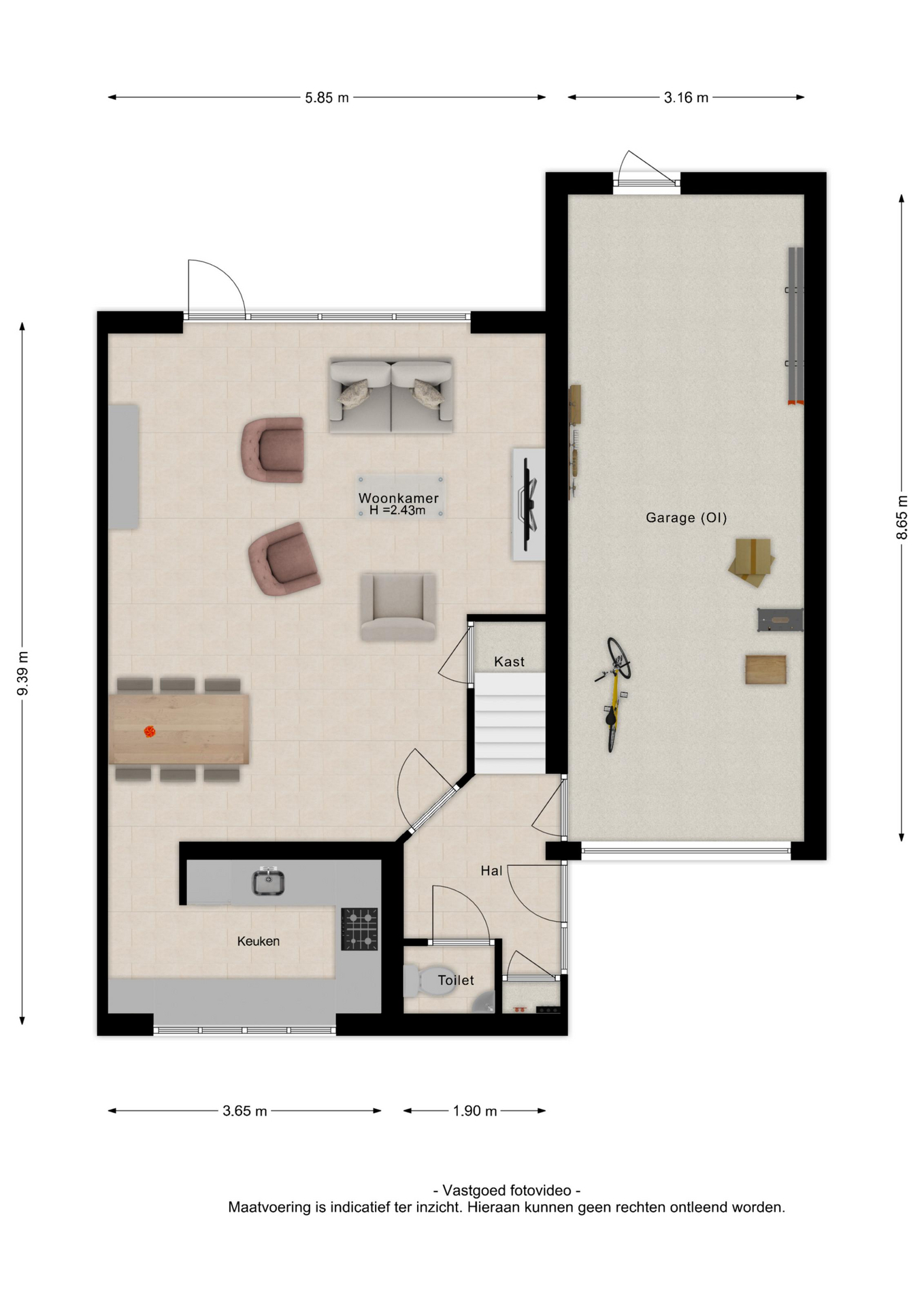Zonnedauw 25, 4007 VC Tiel - Map 1