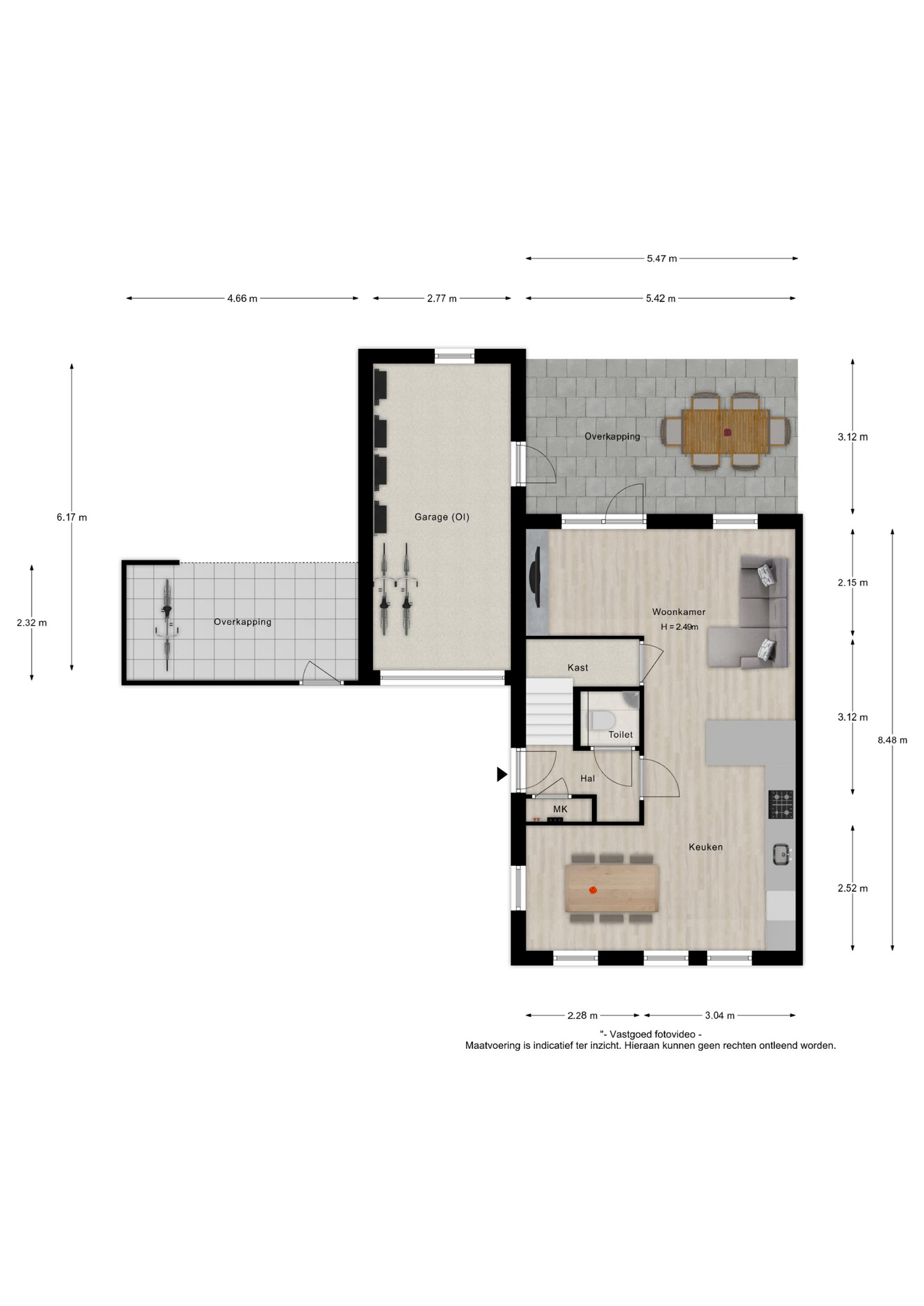 Teisterbantstraat , 4012 EG Kerk-avezaath - Map 1
