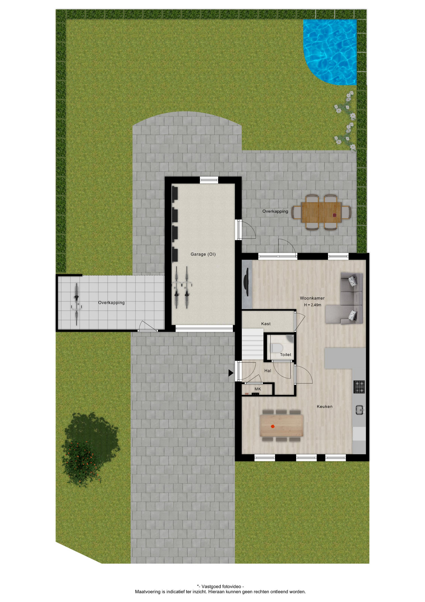 Teisterbantstraat , 4012 EG Kerk-avezaath - Map 4