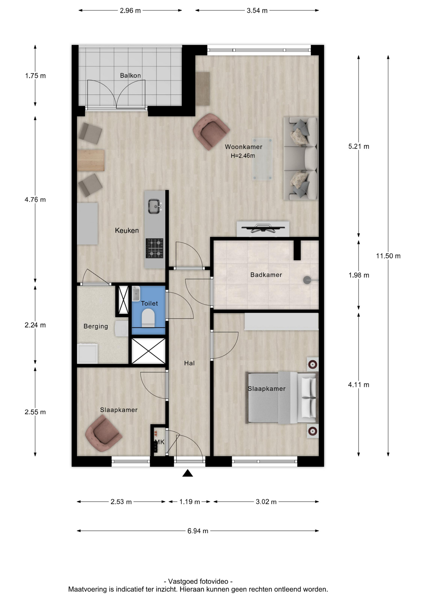Minervastraat , 4007 LK Tiel - Map 1