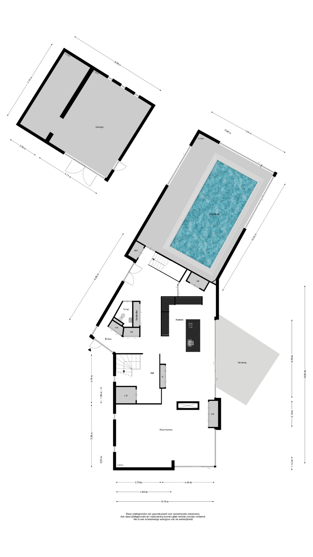 Kraaiveld 5, 4285 WM Woudrichem - Map 1