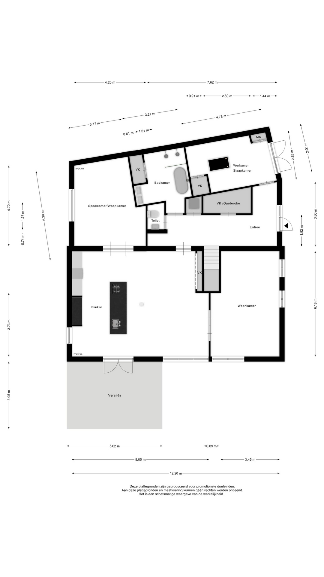 Kerkweg 6, 4145 MP Schoonrewoerd - Map 1