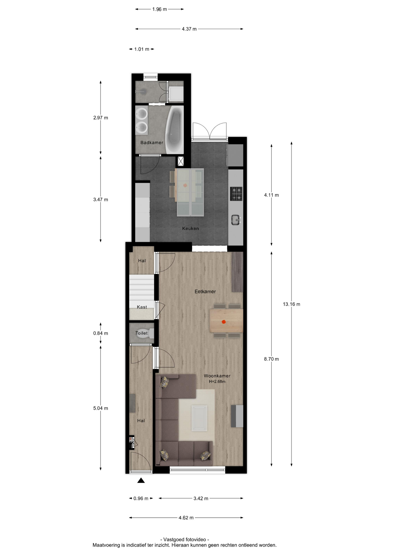 Hoveniersweg 103, 4001 HT Tiel - Map 1