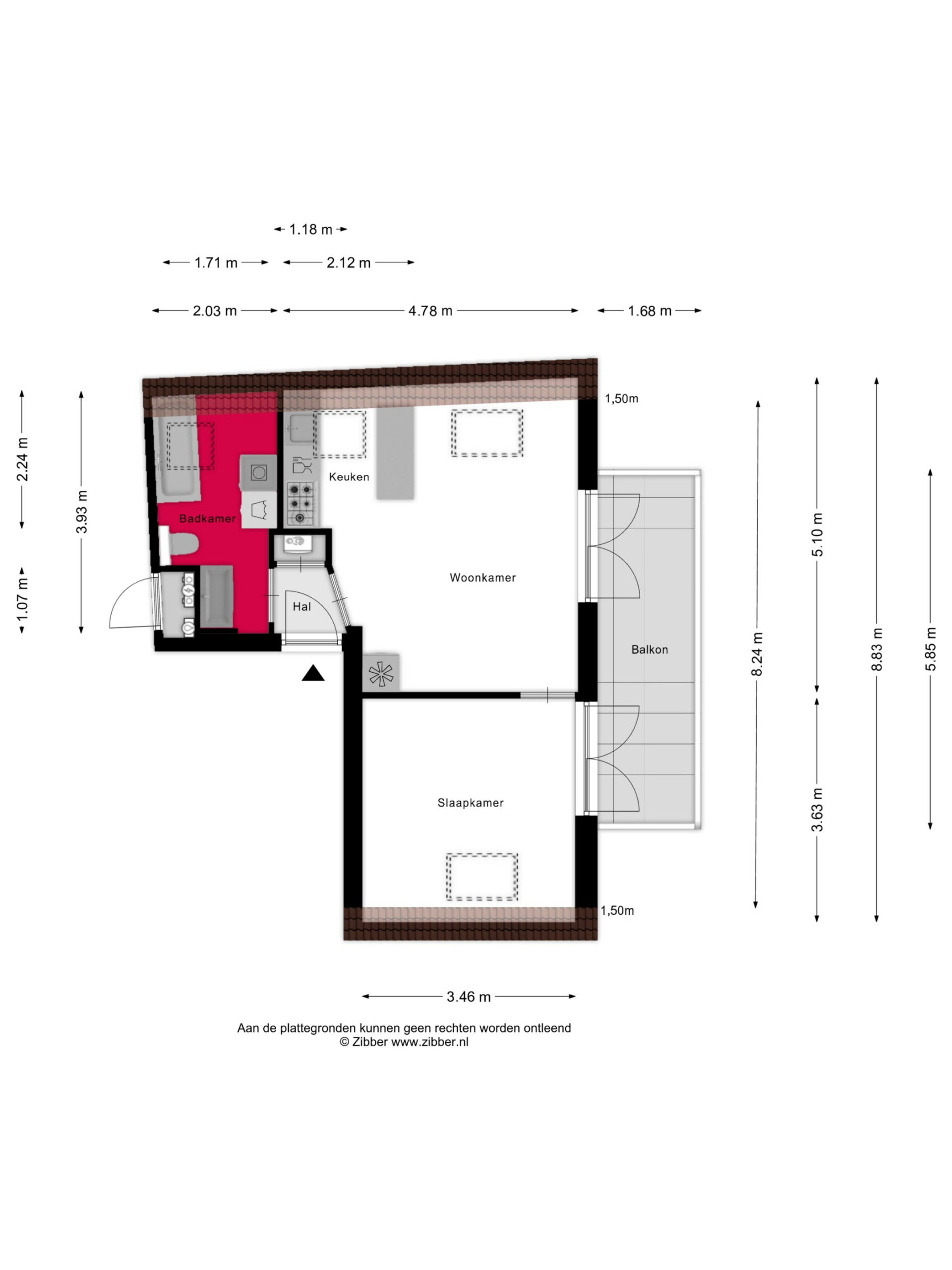 St. Walburgstraat 8 22, 4001 MD Tiel - Map 1