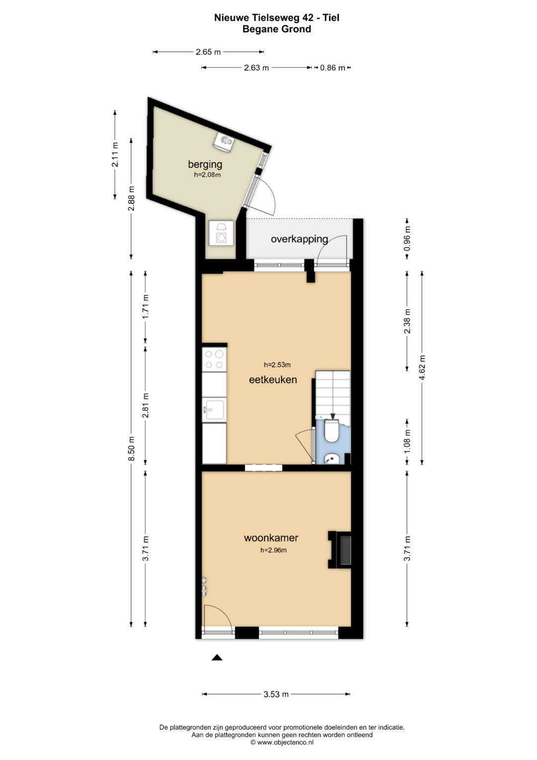 Nieuwe Tielseweg 42, 4001 JX Tiel - Map 1