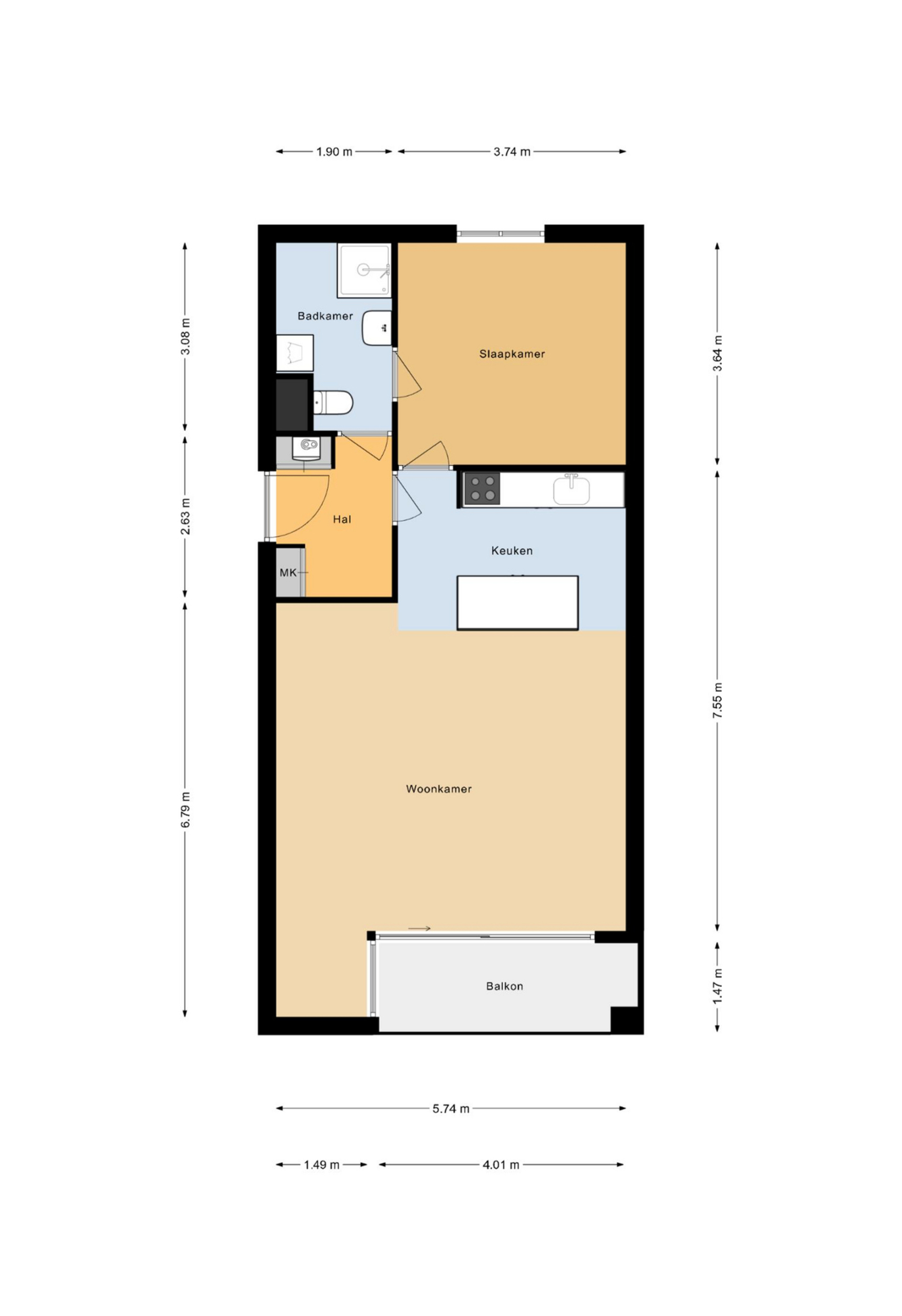 van Berckelstraat 5, 5211 PG 's-hertogenbosch - Map 1