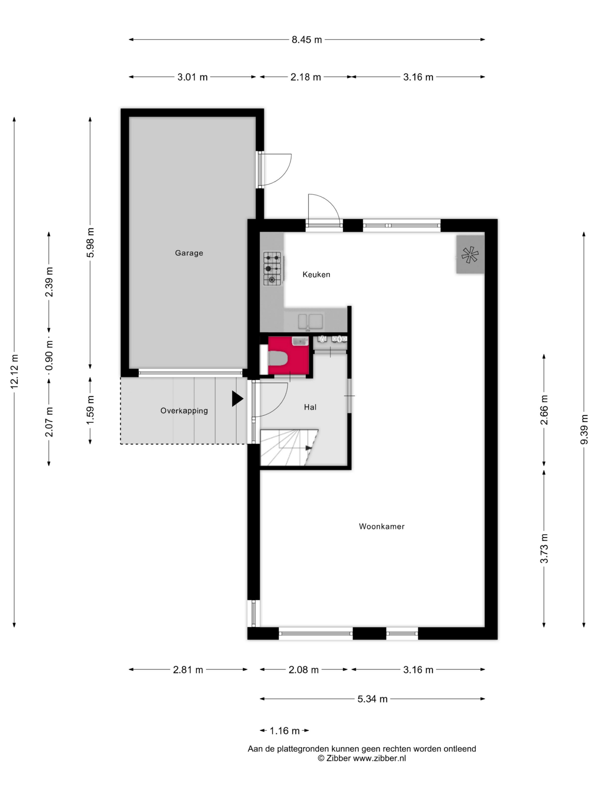 Dijkmanzoet 104, 4007 XJ Tiel - Map 1
