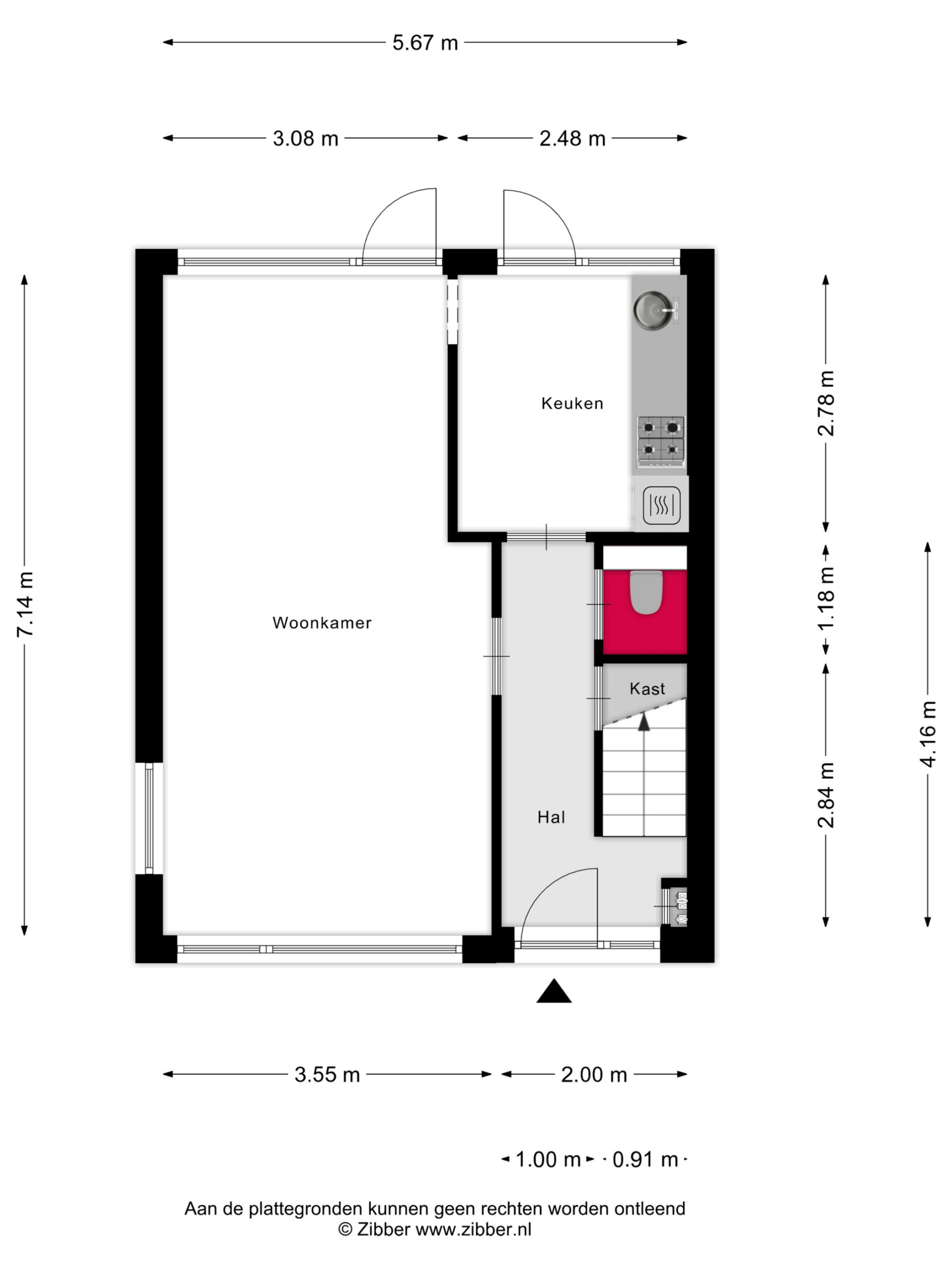Bisschop Adelboldlaan 1, 4001 RS Tiel - Map 1
